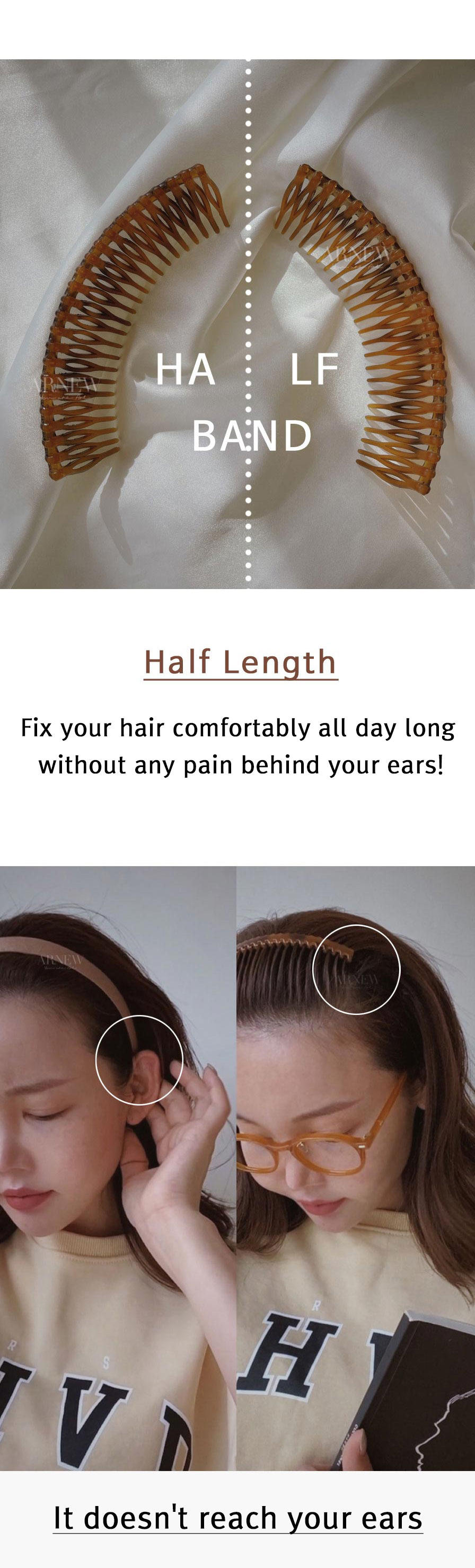 Half comb headband (Buy 1 Get 1 free)